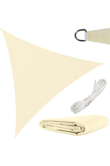 Sunshade sail 3x3x3 beige Gardlov 23146