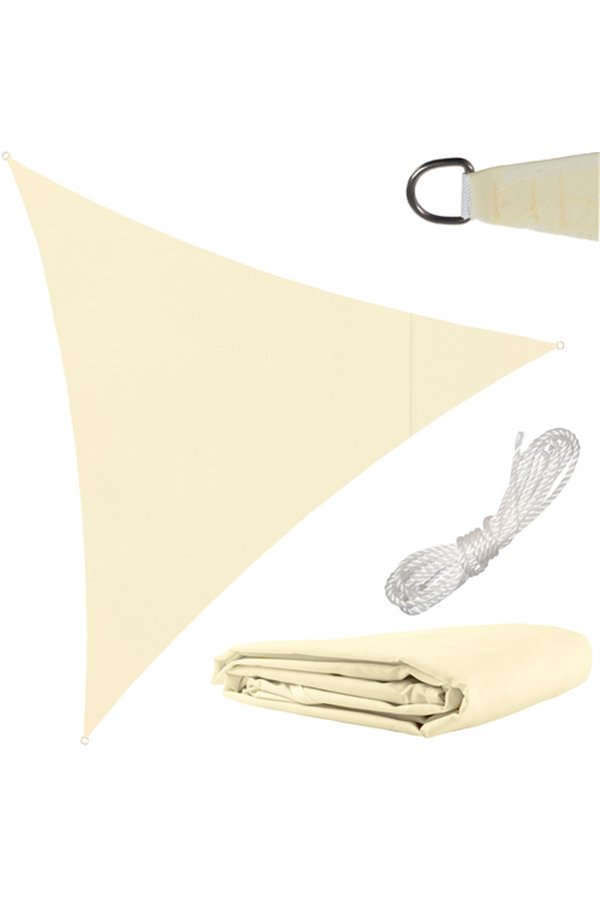 Aurinkovarjon purje 3x3x3 beige Gardlov 23146