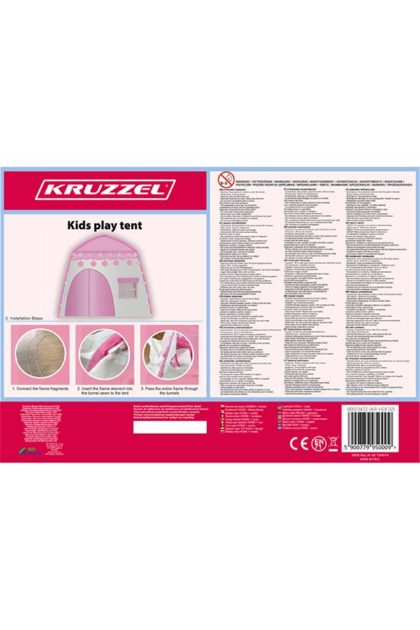 Bērnu telts MĀJA + gaismas 23472