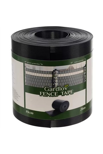 Лента ограждения 19смх26м 700г/м2 антрацит 23909