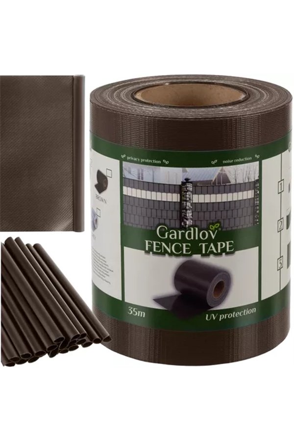 Tvoros juosta 19cmx35m 450g/m2 ruda 23702