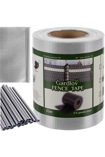 Tvoros juosta 19cmx35m 450g/m2 pilka 23697