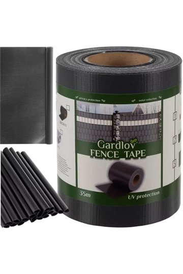 Tvoros juosta 19cmx35m 450g/m2 antracitas 23696