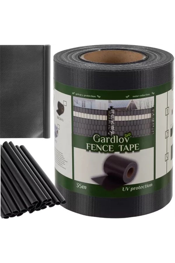 Tvoros juosta 19cmx35m 450g/m2 antracitas 23696