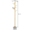 Standing clothes hanger Springos HA5087 182 cm