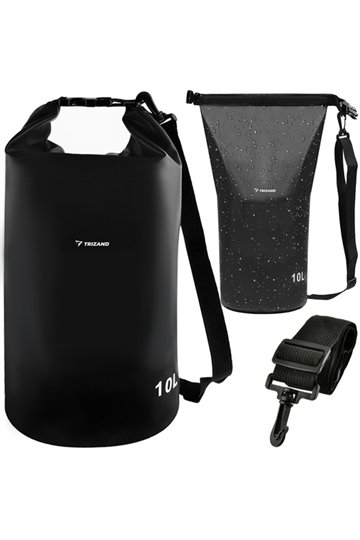 Waterproof bag 10L black 23565