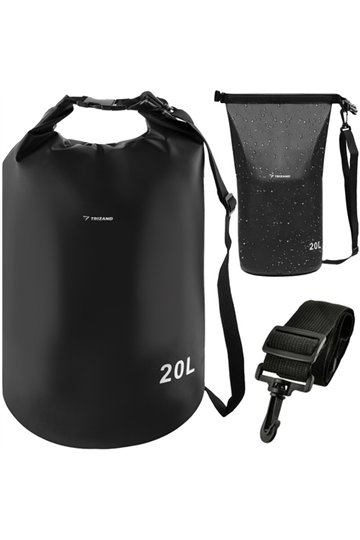 Waterproof bag 20L black 23566