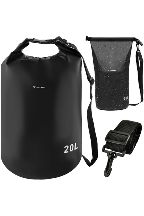 Waterproof bag 20L black 23566