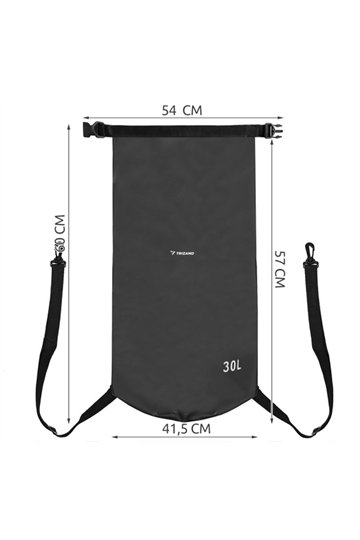 Waterproof bag 30L black 23568