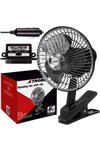 Xtrobb 23194 rotācijas ventilators ar klipsi