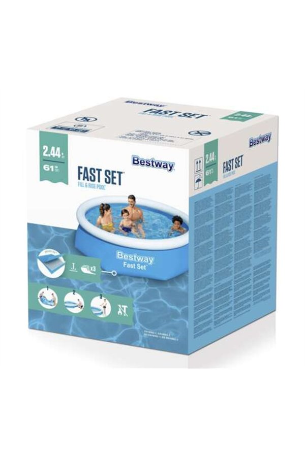 Puhallettava allas Bestway Sininen 1880 L 244 x 61 cm