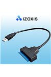 USB uz SATA 3.0 Izoxis 23603 adapteris
