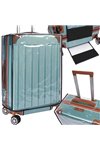 Trizand 23922 transparent suitcase cover