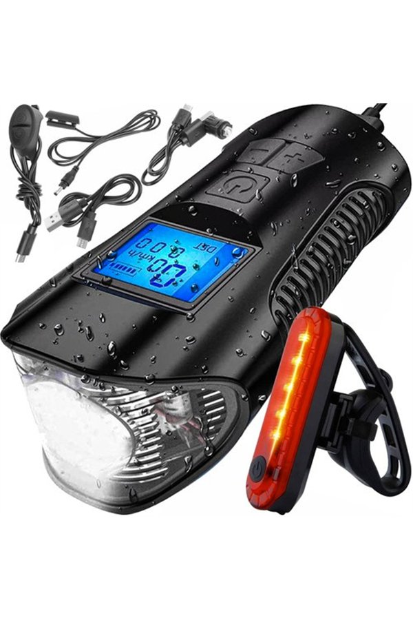 LED-pyöränvalo laskurilla 23680