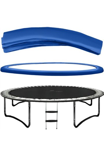 Spring cover for 244cm trampoline - blue