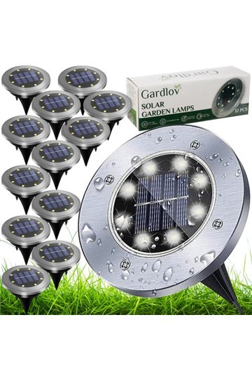 Saules dārza lampas - 12 gab. Gardlov 24001