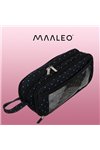 Triple foldable pencil case - black Maaleo 24511