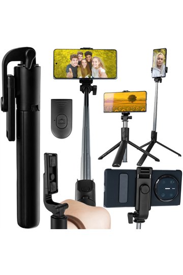 Selfiju nūja/statīvs + tālvadības pults Izoxis 23518