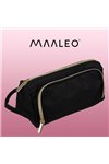 Double extendable pencil case - black Maaleo 24502