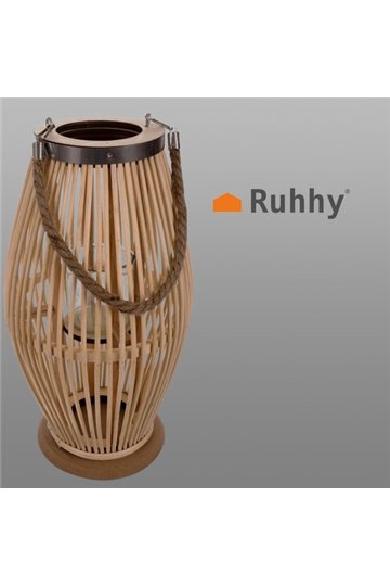 Bamboo rattan lantern Gardlov 24282