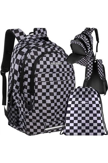 Backpack 22L - checkerboard Kruzzel 24530