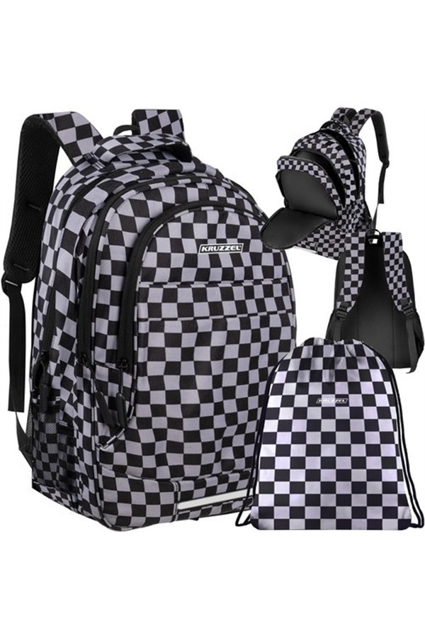 Backpack 22L - checkerboard Kruzzel 24530