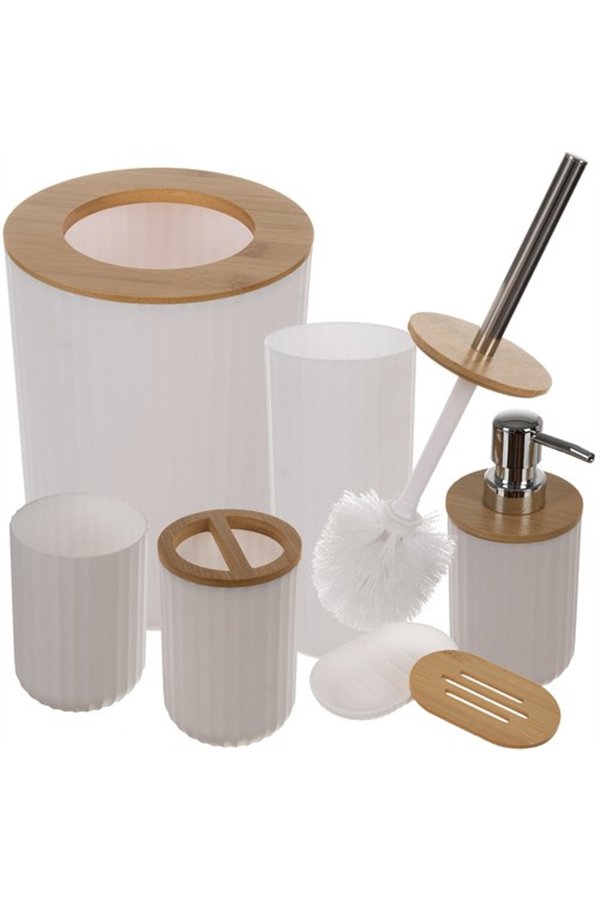 Bathroom accessories set - white Ruhhy 24635