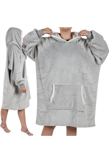 XXL sweatshirt - gray blanket Ruhhy 24402
