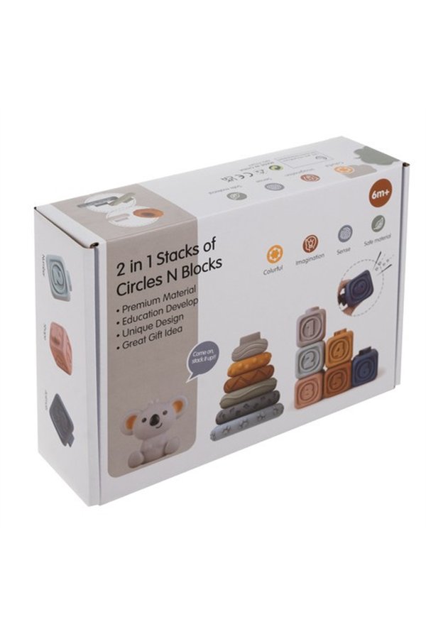 Soft sensory blocks - 13 pcs Kruzzel 24812