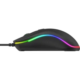 Žaidimų pelė su LED Havit MS979WB Juoda Raštuotas