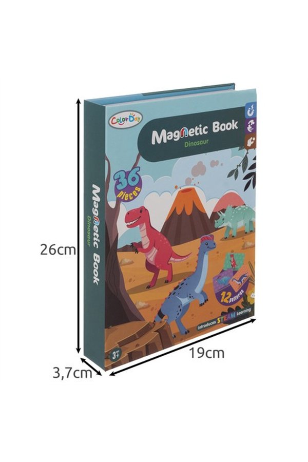 Magnetic puzzle - dinosaurs 24730