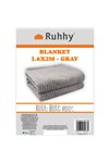 Antklodė 1,6x2m - pilka Ruhhy 24494