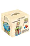 Wooden educational cube Kruzzel 24670