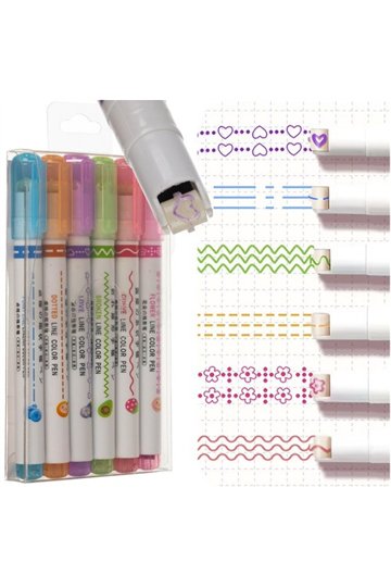 Pattern pen - set of 6 Maaleo 24861