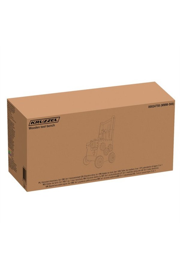 Wooden workshop 3in1 Kruzzel 24758