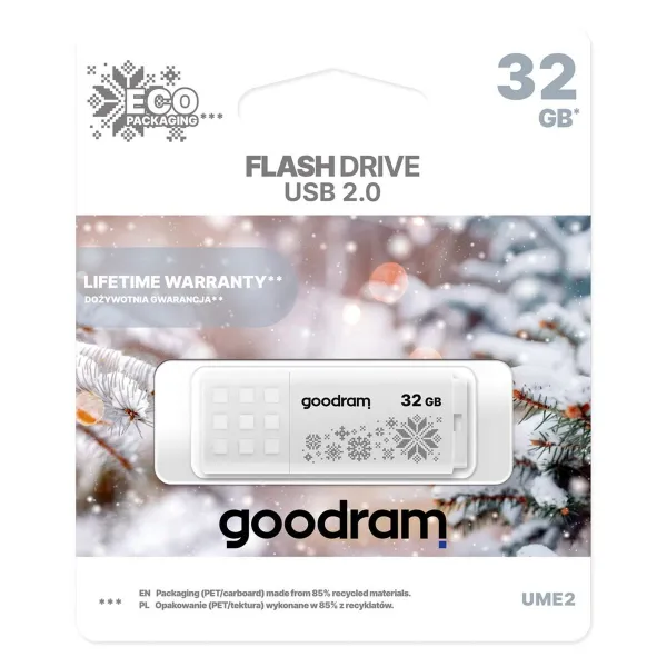 USB stick GoodRam UME2-0320W0R11-WI White 32 GB