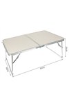 Folding camping table - suitcase 23428