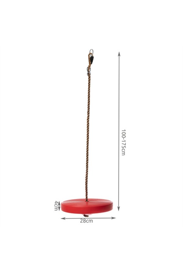 Garden swing round plastic 23554