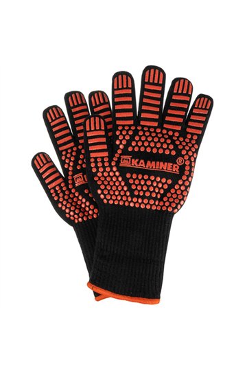 Heat-resistant grill gloves 25416