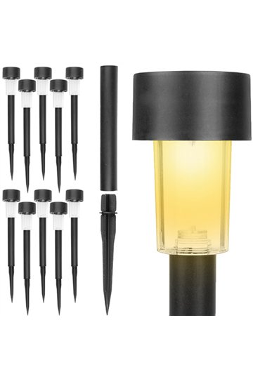 Садовые светильники на солнечных батареях - 10 шт. Gardlov 23859