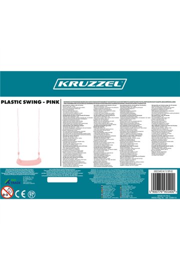Plastmasas šūpoles - rozā 25445