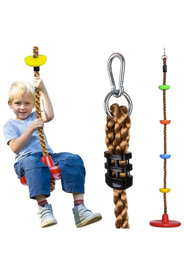 Kruzzel 25367 Rope Climbing Swing
