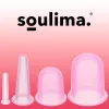 Kiinalaiset silikonikupit hierontalaitteella - setti