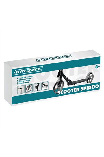 Самокат Spidoo серый Kruzzel 25629