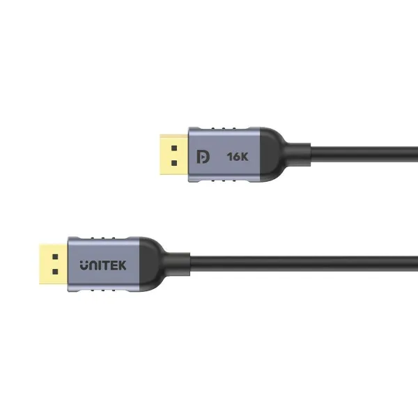 DisplayPort kabelis Unitek C1628GY01-5M Juoda Pilka 5 m