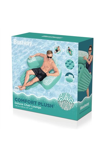 Pripučiama baseino kėdė Bestway Comfort Plush 145 x 120 cm