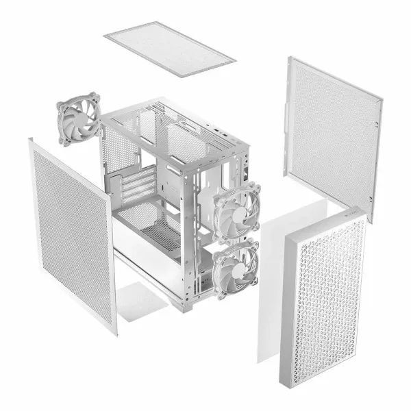 ATX semi-tornikotelo Logic AM-DART-PRO-0000-20 Valkoinen