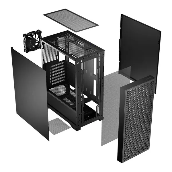 ATX Semi-tower Korpus Logic AT-DART-PRO-SOLI-10 Must