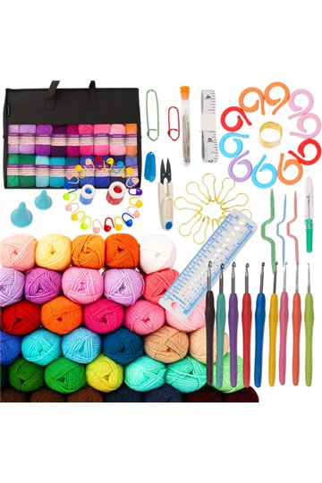 Crochet set 113pcs Maaleo 25885