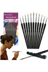 Paint brushes 11pcs with stand Maaleo 26118
